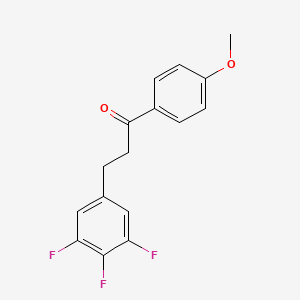 4'-Methoxy-3-(3,4,5-trifluorophenyl)propiophenone