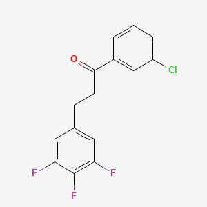 3'-Chloro-3-(3,4,5-trifluorophenyl)propiophenone