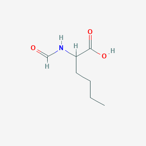 molecular formula C7H13NO3 B13279340 n-alpha-Formyl-DL-norleucine 