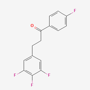 4'-Fluoro-3-(3,4,5-trifluorophenyl)propiophenone