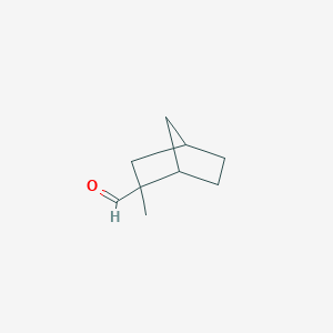 molecular formula C9H14O B13279366 2-Methylbicyclo[2.2.1]heptane-2-carbaldehyde CAS No. 62255-33-8