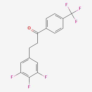 4'-Trifluoromethyl-3-(3,4,5-trifluorophenyl)propiophenone