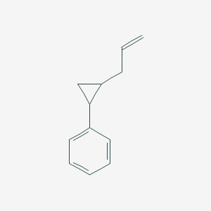 molecular formula C12H14 B13279554 [2-(Prop-2-en-1-yl)cyclopropyl]benzene 