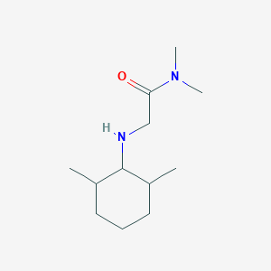 molecular formula C12H24N2O B13279924 2-[(2,6-dimethylcyclohexyl)amino]-N,N-dimethylacetamide 