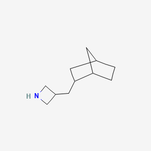 molecular formula C11H19N B13279991 3-(Bicyclo[2.2.1]heptan-2-ylmethyl)azetidine 