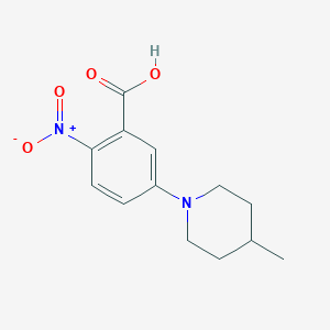 5-(4-Methylpiperidin-1-yl)-2-nitrobenzoic acid