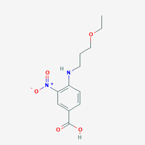 4-[(3-Ethoxypropyl)amino]-3-nitrobenzoic acid