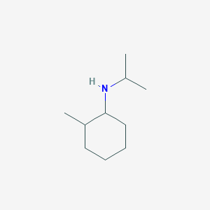 molecular formula C10H21N B13280155 2-methyl-N-(propan-2-yl)cyclohexan-1-amine 
