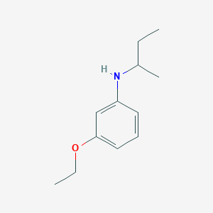 molecular formula C12H19NO B13280255 N-(Butan-2-yl)-3-ethoxyaniline 
