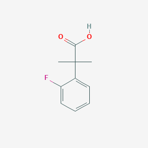 molecular formula C10H11FO2 B1328033 2-(2-氟苯基)-2-甲基丙酸 CAS No. 870849-49-3