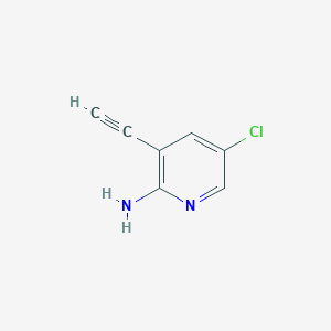 5-Chloro-3-ethynylpyridin-2-amine