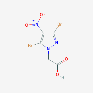 2-(3,5-dibromo-4-nitro-1H-pyrazol-1-yl)acetic acid