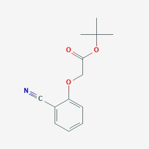 molecular formula C13H15NO3 B1328044 Tert-butyl 2-(2-cyanophenoxy)acetate CAS No. 609804-44-6