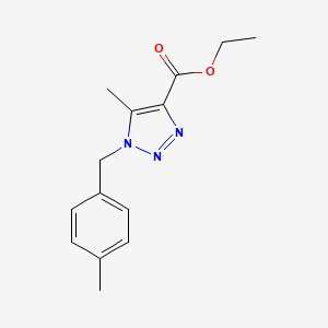 ethyl 5-methyl-1-(4-methylbenzyl)-1H-1,2,3-triazole-4-carboxylate