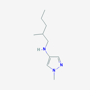 molecular formula C10H19N3 B13280533 1-Methyl-N-(2-methylpentyl)-1H-pyrazol-4-amine 