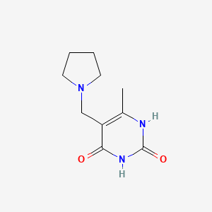 6-methyl-5-(1-pyrrolidinylmethyl)-2,4(1H,3H)-pyrimidinedione
