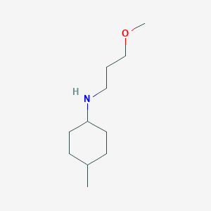 molecular formula C11H23NO B13280647 N-(3-methoxypropyl)-4-methylcyclohexan-1-amine 