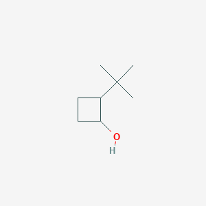 molecular formula C8H16O B13280712 2-tert-Butylcyclobutan-1-ol CAS No. 1823882-61-6