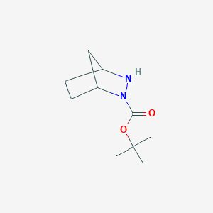 molecular formula C10H18N2O2 B13280761 tert-Butyl 2,3-diazabicyclo[2.2.1]heptane-2-carboxylate 