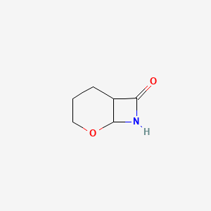 molecular formula C6H9NO2 B13280923 2-Oxa-8-azabicyclo[4.2.0]octan-7-one 