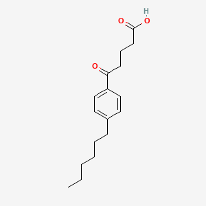 B1328093 5-(4-Hexylphenyl)-5-oxovaleric acid CAS No. 898791-53-2
