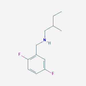 molecular formula C12H17F2N B13280953 [(2,5-Difluorophenyl)methyl](2-methylbutyl)amine 