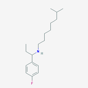 molecular formula C18H30FN B13281014 [1-(4-Fluorophenyl)propyl](7-methyloctyl)amine 