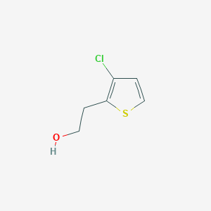 molecular formula C6H7ClOS B13281077 2-(3-Chlorothiophen-2-yl)ethan-1-ol 