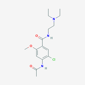 molecular formula C16H24ClN3O3 B132811 N-Acetyl Metoclopramide CAS No. 5608-13-9