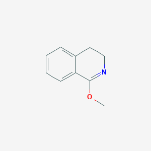 molecular formula C10H11NO B13281127 3,4-Dihydro-1-methoxyisoquinoline 