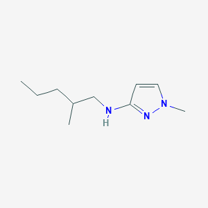molecular formula C10H19N3 B13281154 1-Methyl-N-(2-methylpentyl)-1H-pyrazol-3-amine 