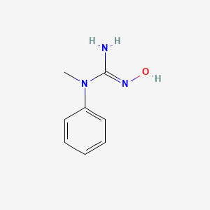 molecular formula C8H11N3O B13281334 2-Hydroxy-1-methyl-1-phenylguanidine 