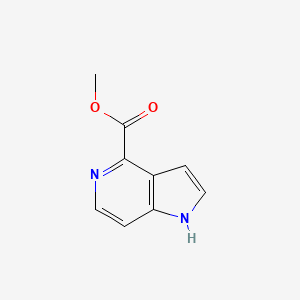 molecular formula C9H8N2O2 B1328138 Methyl 1H-pyrrolo[3,2-c]pyridine-4-carboxylate CAS No. 1040682-92-5