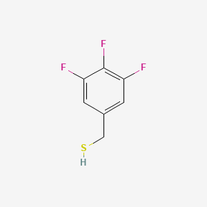 molecular formula C7H5F3S B13281427 (3,4,5-Trifluorophenyl)methanethiol 