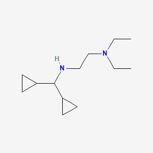 molecular formula C13H26N2 B13281429 (Dicyclopropylmethyl)[2-(diethylamino)ethyl]amine 