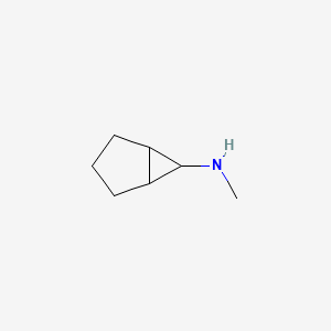 molecular formula C7H13N B13281448 N-Methylbicyclo[3.1.0]hexan-6-amine 