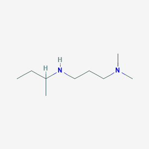 molecular formula C9H22N2 B13281459 (Butan-2-yl)[3-(dimethylamino)propyl]amine 