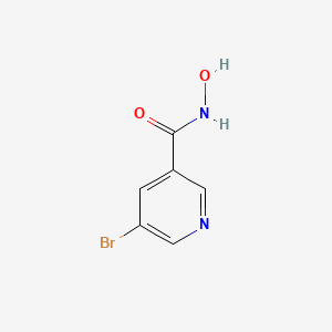molecular formula C6H5BrN2O2 B13281482 5-Bromo-n-hydroxynicotinamide 