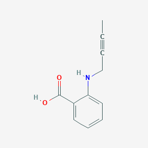 molecular formula C11H11NO2 B13281488 2-[(But-2-yn-1-yl)amino]benzoic acid 