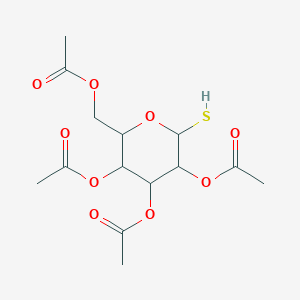 molecular formula C14H20O9S B132815 1-Thio-beta-D-glucose 2,3,4,6-tetraacetate CAS No. 19879-84-6