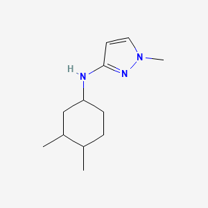 molecular formula C12H21N3 B13281543 N-(3,4-Dimethylcyclohexyl)-1-methyl-1H-pyrazol-3-amine 