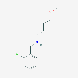 molecular formula C12H18ClNO B13281564 [(2-Chlorophenyl)methyl](4-methoxybutyl)amine 