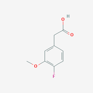 molecular formula C9H9FO3 B1328159 4-Fluoro-3-methoxyphenylacetic acid CAS No. 946713-86-6