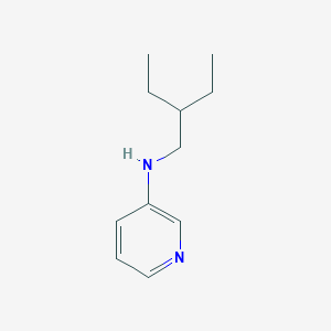 molecular formula C11H18N2 B13281762 N-(2-ethylbutyl)pyridin-3-amine 