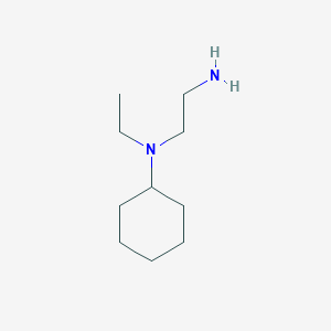 molecular formula C10H22N2 B13281780 N-(2-aminoethyl)-N-ethylcyclohexanamine CAS No. 14256-70-3