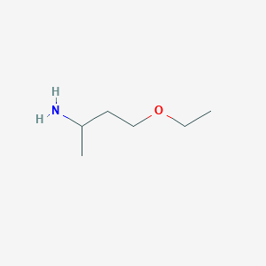 molecular formula C6H15NO B13281817 4-Ethoxybutan-2-amine 
