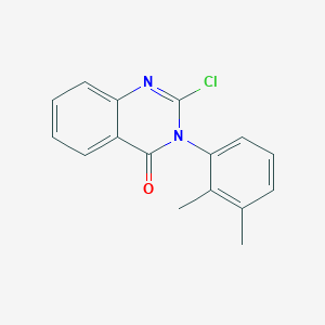 molecular formula C16H13ClN2O B13281868 2-Chloro-3-(2,3-dimethylphenyl)-3,4-dihydroquinazolin-4-one 