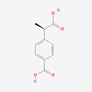 molecular formula C10H10O4 B132819 4-[(1r)-1-Carboxyethyl]benzoic acid CAS No. 145679-19-2