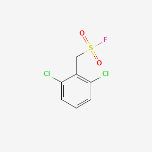 molecular formula C7H5Cl2FO2S B13282013 (2,6-Dichlorophenyl)methanesulfonyl fluoride 