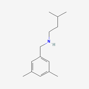 molecular formula C14H23N B13282040 [(3,5-Dimethylphenyl)methyl](3-methylbutyl)amine 